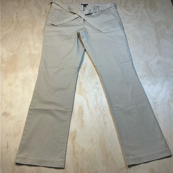 Tommy Hilfiger Khaki Trousers with Matching Belt - Picture 1 of 10